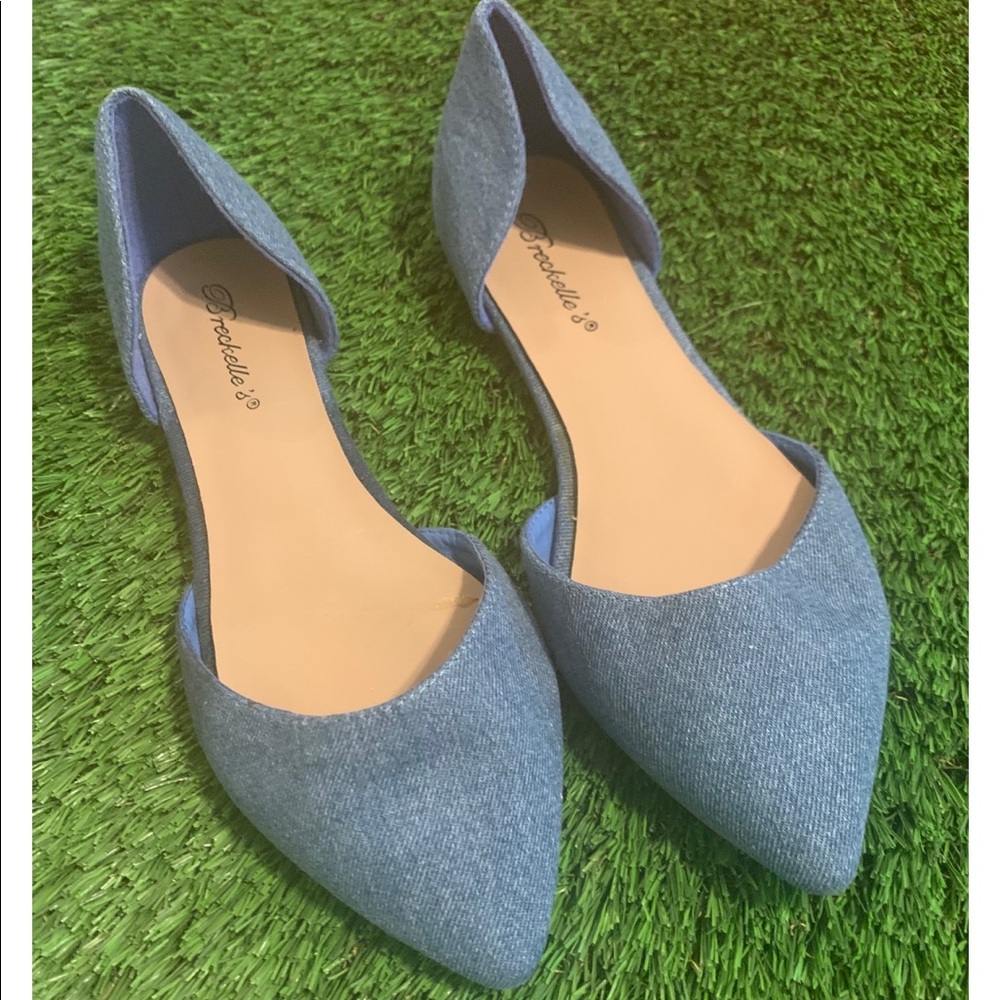 Denim Flats